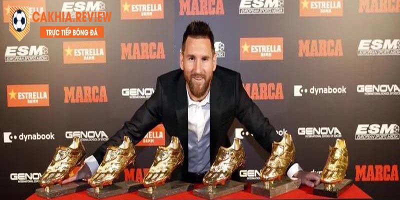 Messi là cầu thủ sở hữu nhiều giải thưởng oulier d’Or nhất thế giới